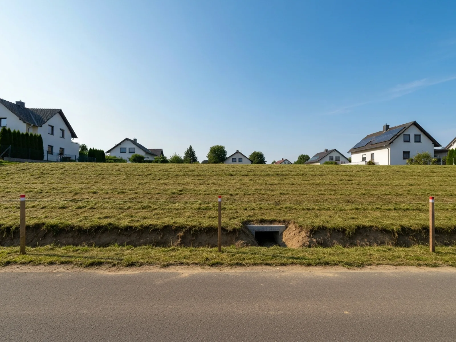 Baugrundstück Baindt — Grundstücksansicht